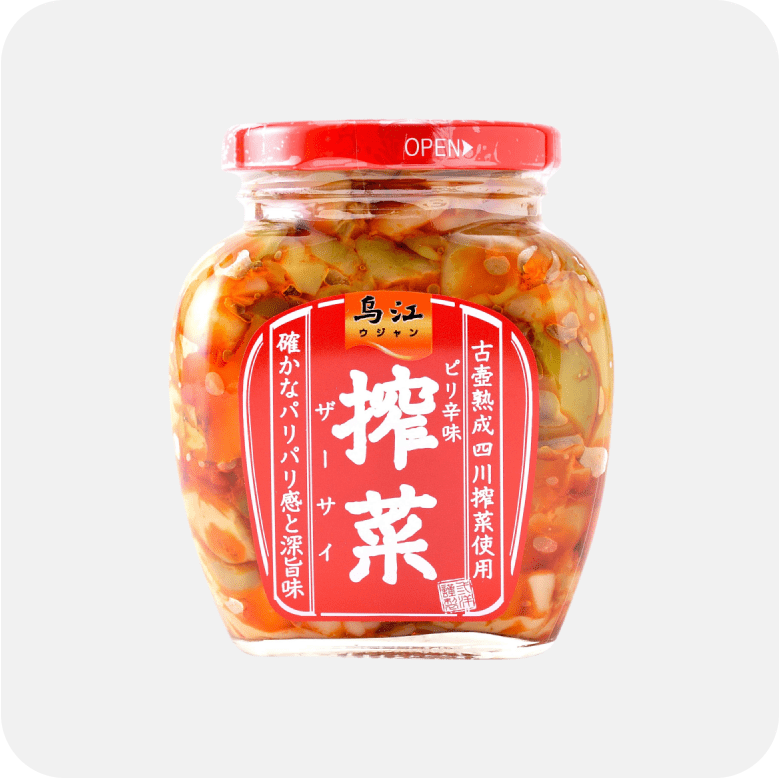 烏江搾菜　ピリ辛味　瓶詰